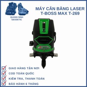 may-can-bang-laser-t-boss-max-5-tia-xanh